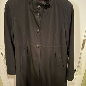 DKNY Black Trench Coat for Women